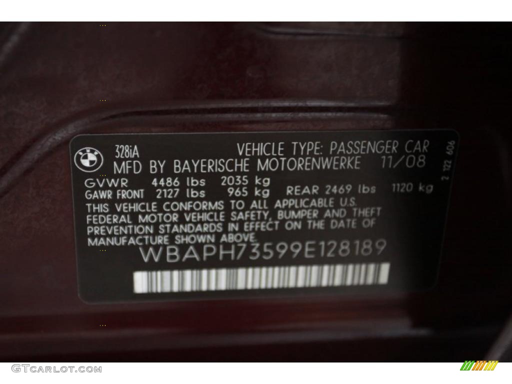 2009 3 Series 328i Sedan - Barbara Red Metallic / Oyster Dakota Leather photo #28