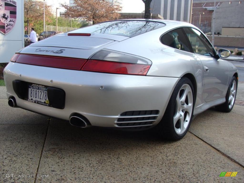 Arctic Silver Metallic 2004 Porsche 911 Carrera 4S Coupe Exterior Photo #40397613