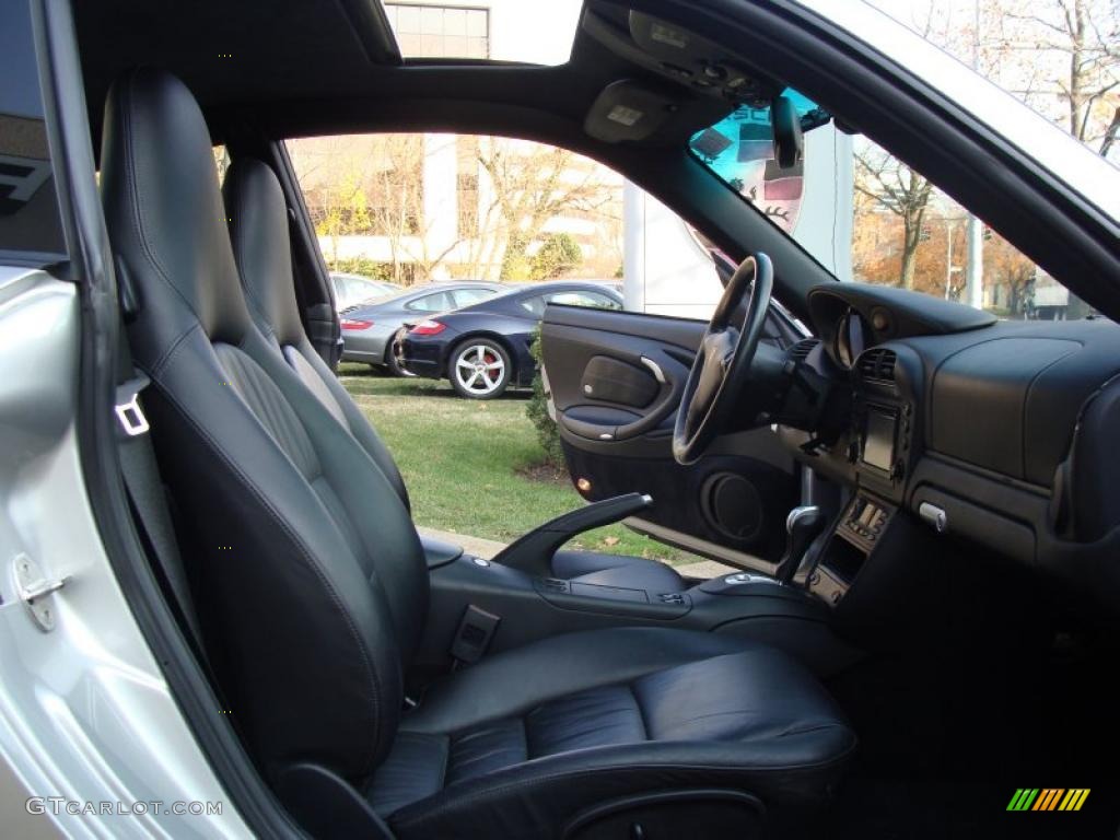 Black Interior 2004 Porsche 911 Carrera 4S Coupe Photo #40397697