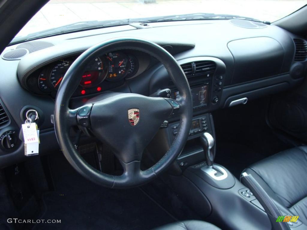 2004 Porsche 911 Carrera 4S Coupe Black Dashboard Photo #40397725
