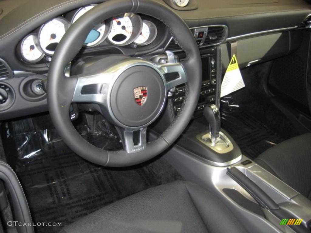 Black Interior 2011 Porsche 911 Turbo S Coupe Photo #40397933