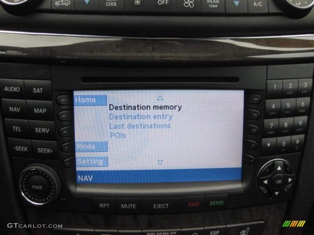 2008 Mercedes-Benz E 63 AMG Sedan Navigation Photo #40398405