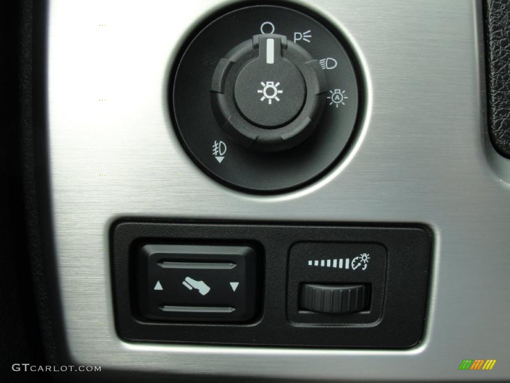 2010 F150 Platinum SuperCrew 4x4 - Tuxedo Black / Sienna Brown Leather/Black photo #37