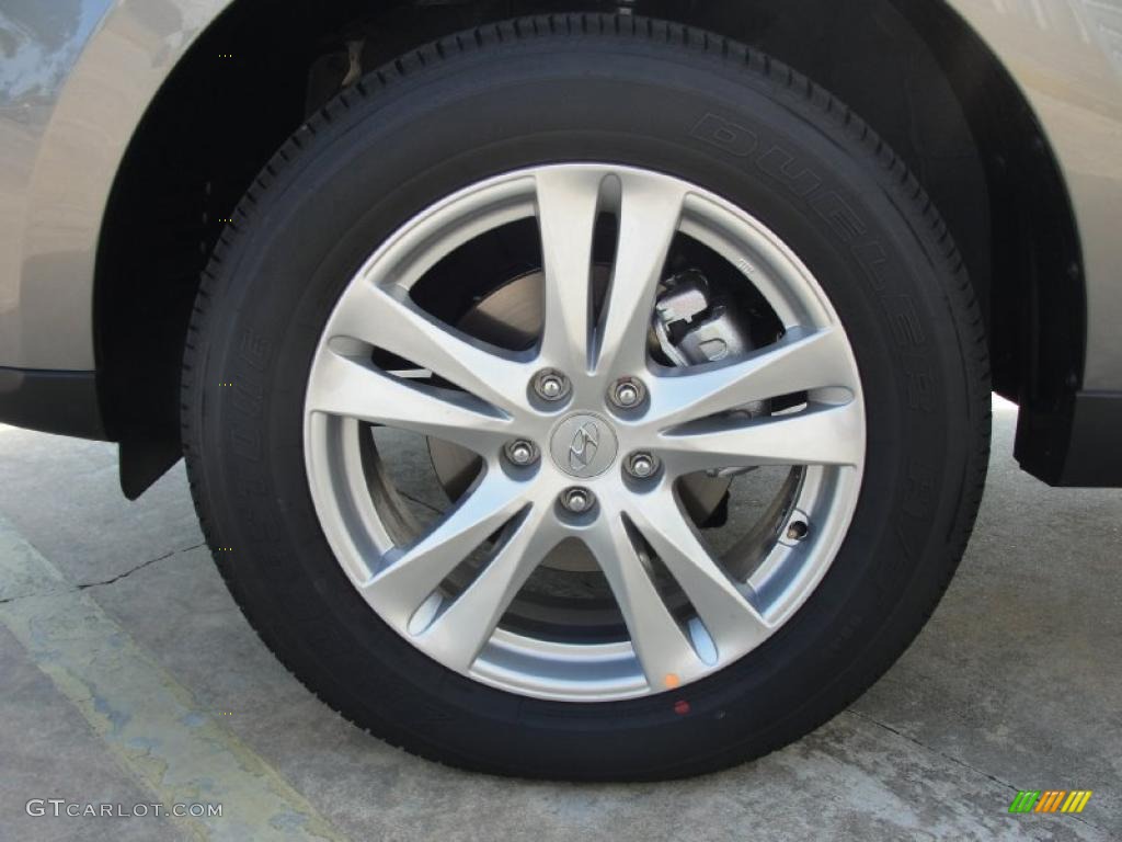 2011 Hyundai Santa Fe Limited Wheel Photo #40399449