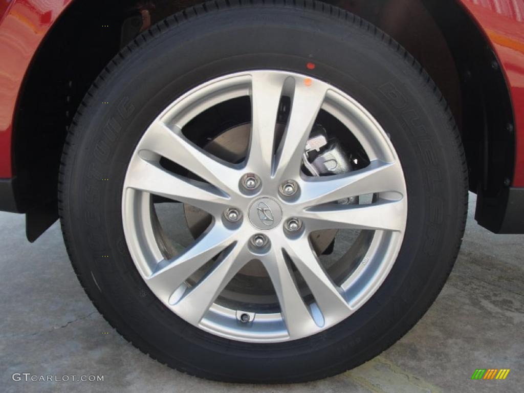 2011 Hyundai Santa Fe SE Wheel Photo #40400097