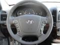 Cocoa Black Steering Wheel Photo for 2011 Hyundai Santa Fe #40400405