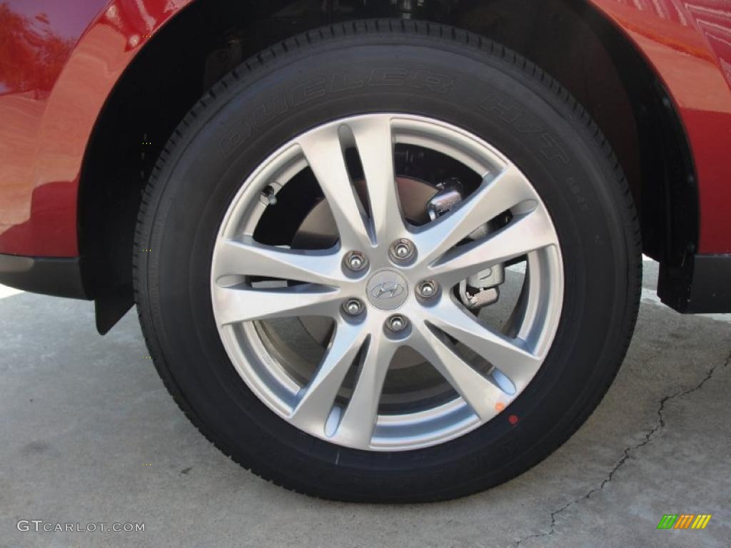 2011 Hyundai Santa Fe Limited Wheel Photo #40401261