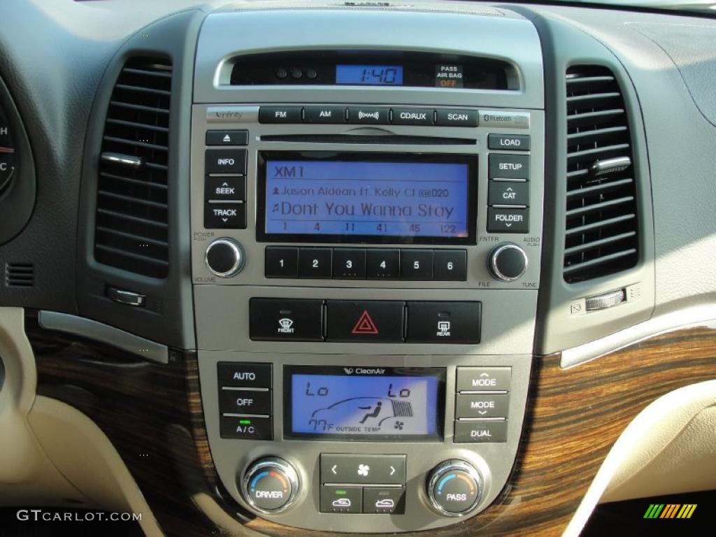 2011 Hyundai Santa Fe Limited Controls Photo #40401521