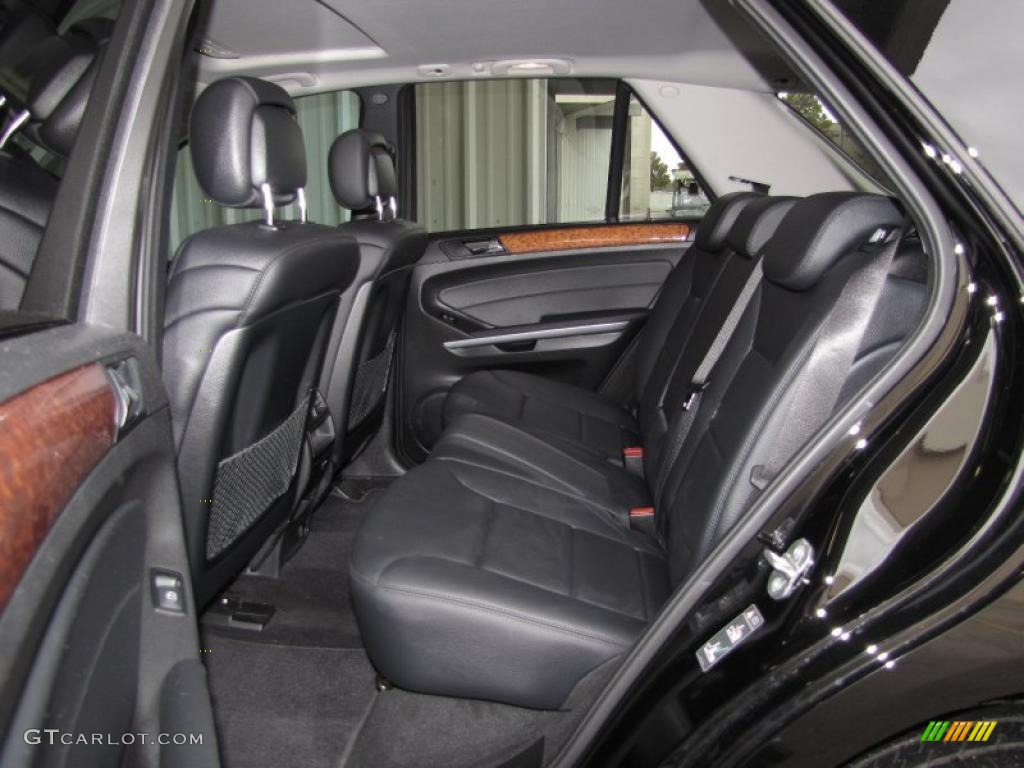 Black Interior 2009 Mercedes-Benz ML 350 Photo #40401733