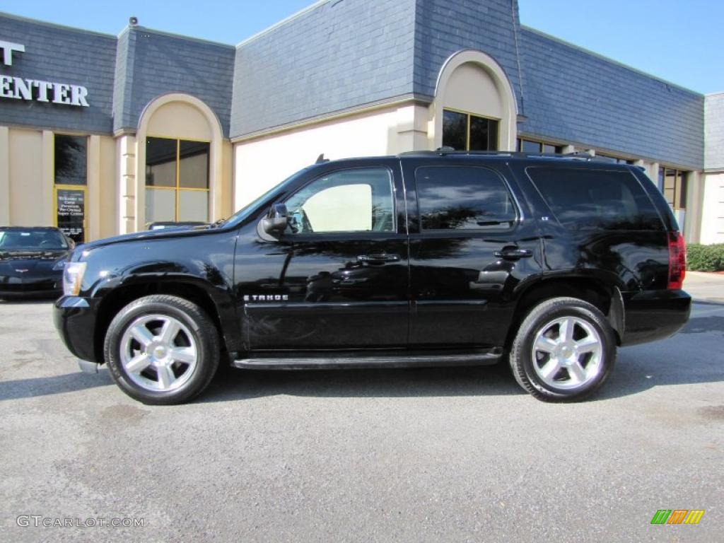 2007 Tahoe LT - Black / Dark Titanium/Light Titanium photo #4