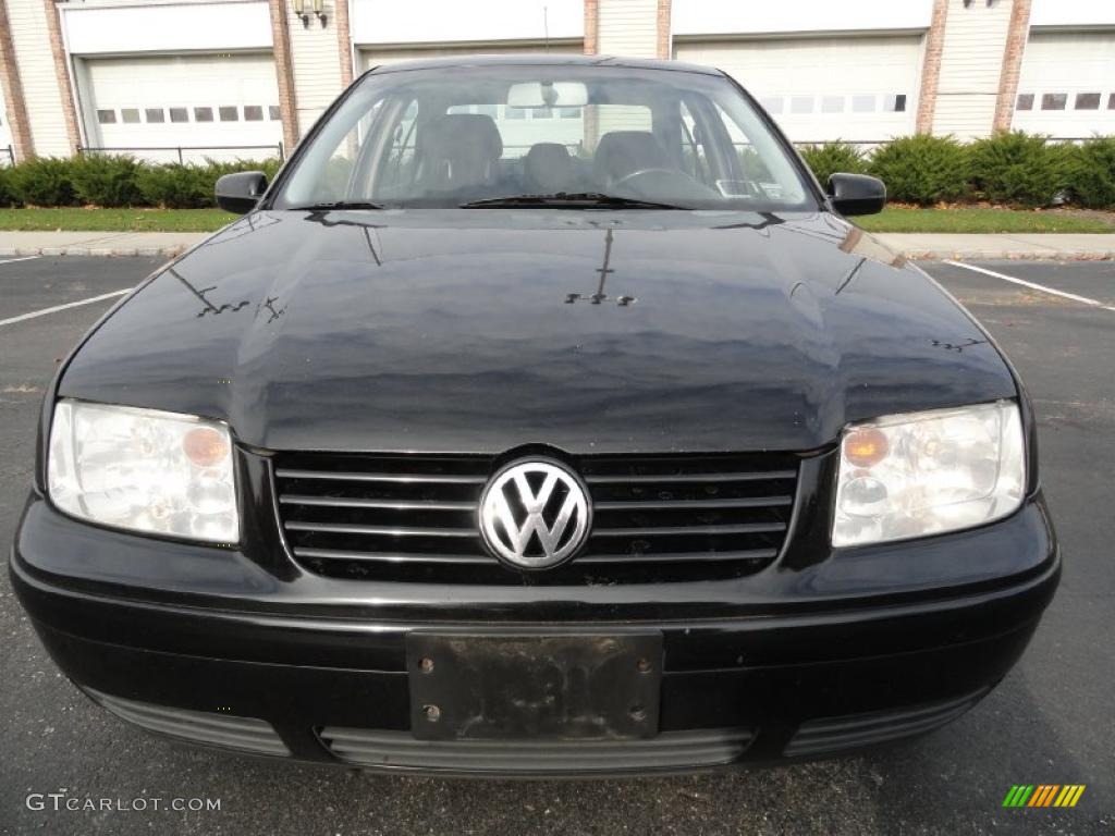 2003 Jetta Wolfsburg Edition 1.8T Sedan - Black / Black photo #2