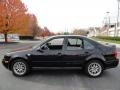 Black 2003 Volkswagen Jetta Wolfsburg Edition 1.8T Sedan Exterior