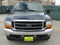 2001 True Blue Metallic Ford F250 Super Duty Lariat SuperCab  photo #8