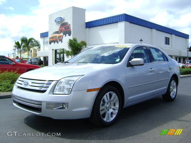 2006 Fusion SEL V6 - Silver Frost Metallic / Camel photo #7