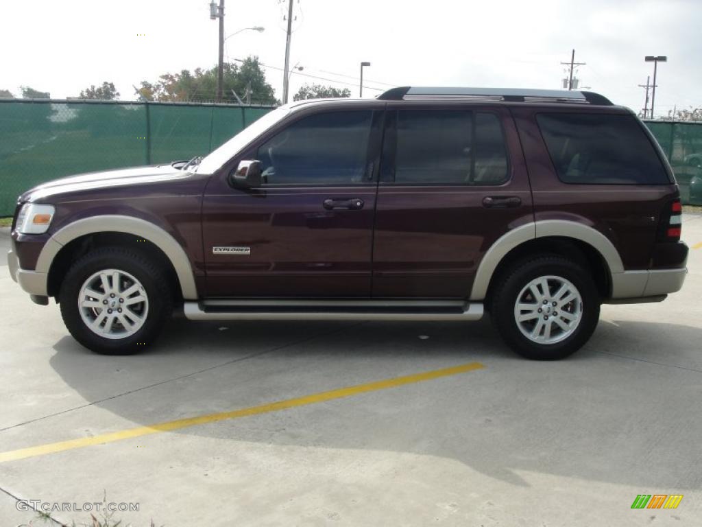 2006 Explorer Eddie Bauer - Redfire Metallic / Camel photo #6