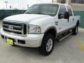 2007 Oxford White Clearcoat Ford F250 Super Duty Lariat Crew Cab 4x4  photo #7