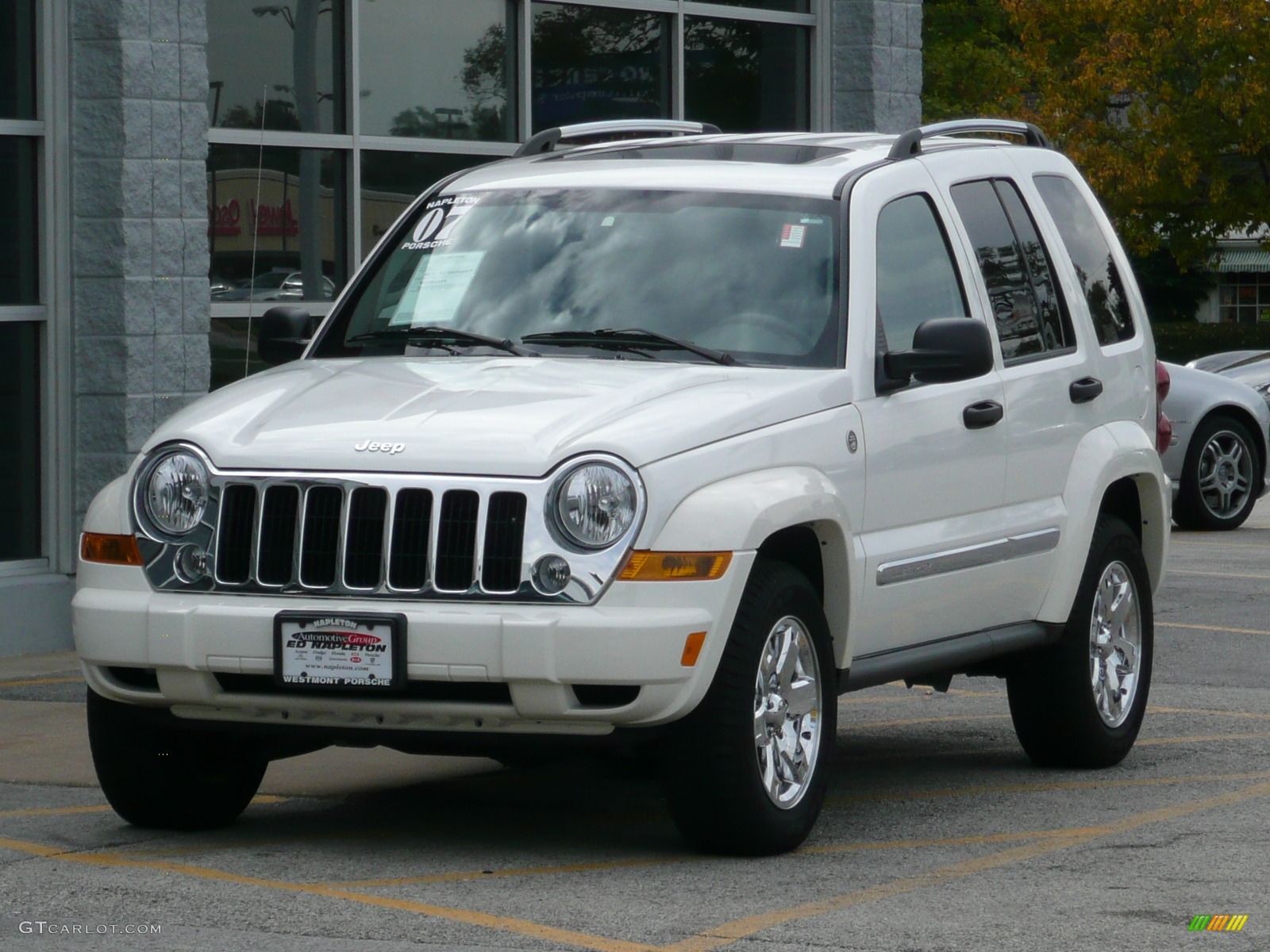 2007 Liberty Limited 4x4 - Stone White / Medium Slate Gray photo #2