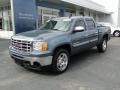 2009 Stealth Gray Metallic GMC Sierra 1500 SLE Crew Cab  photo #4