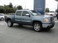 2009 Stealth Gray Metallic GMC Sierra 1500 SLE Crew Cab  photo #14