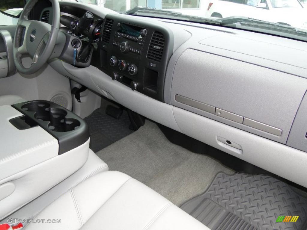 Dark Titanium/Light Titanium Interior 2009 GMC Sierra 1500 SLE Crew Cab Photo #40405925