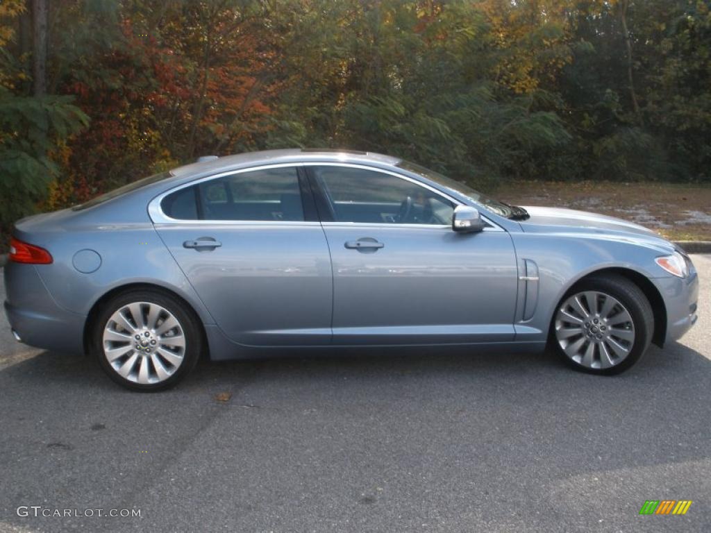 Azure Blue Metallic 2009 Jaguar XF Luxury Exterior Photo #40406109