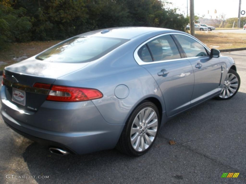 Azure Blue Metallic 2009 Jaguar XF Luxury Exterior Photo #40406113