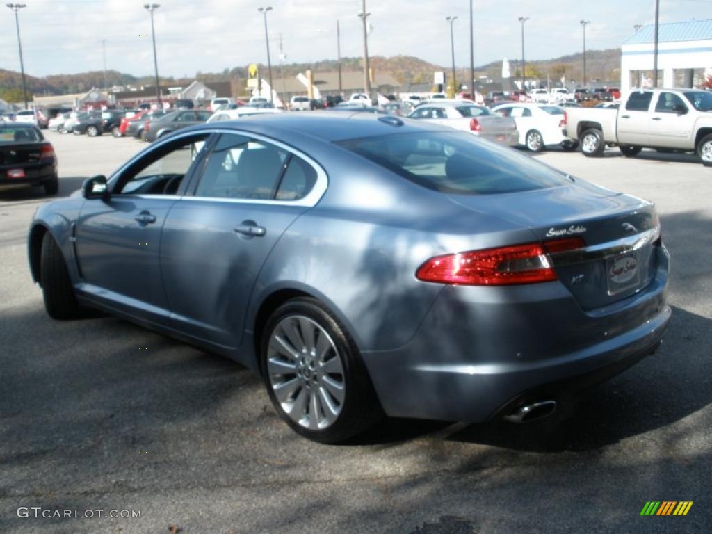 Azure Blue Metallic 2009 Jaguar XF Luxury Exterior Photo #40406129