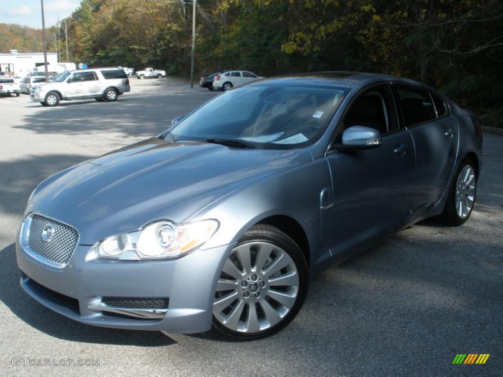 Azure Blue Metallic 2009 Jaguar XF Luxury Exterior Photo #40406141