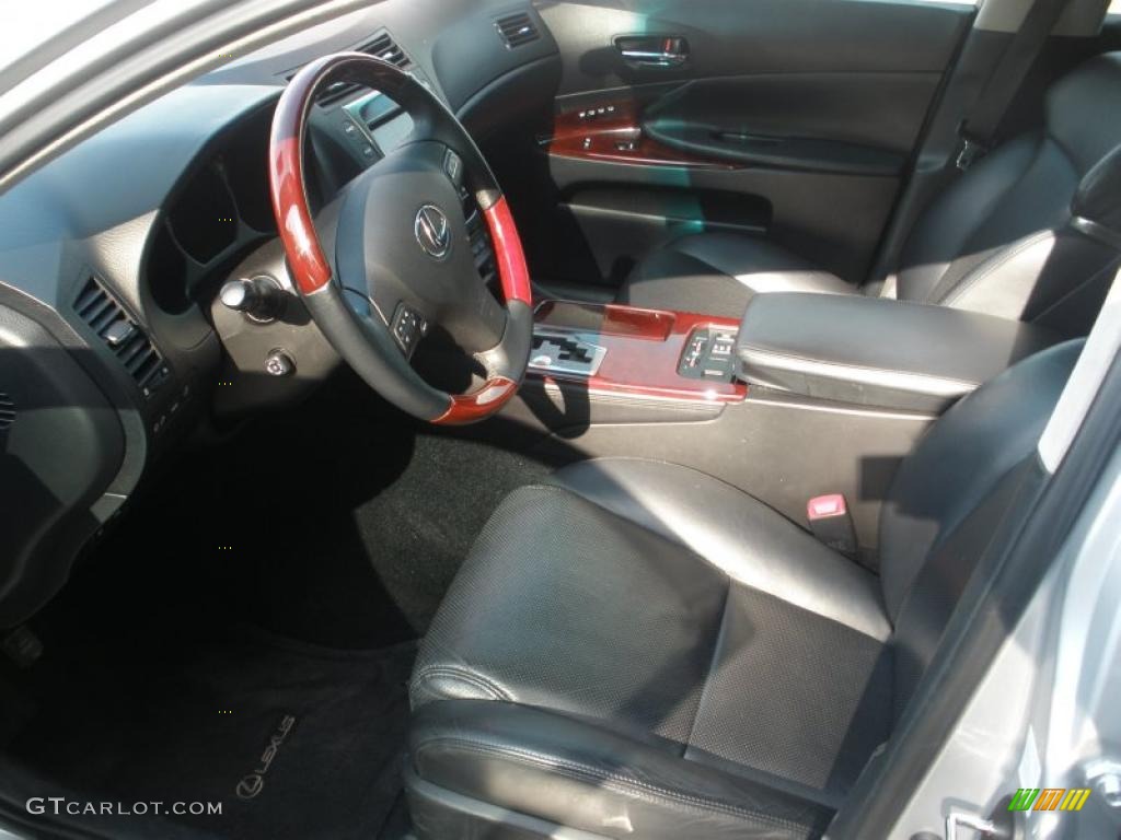 Black Interior 2008 Lexus GS 350 AWD Photo #40406613
