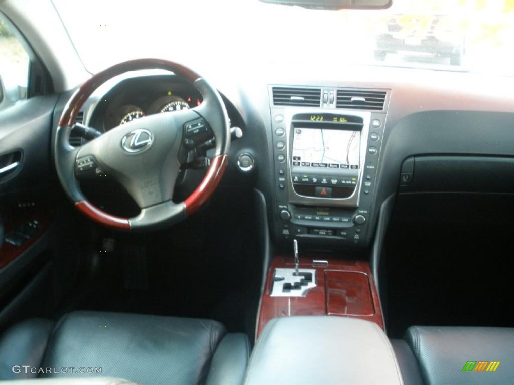 2008 Lexus GS 350 AWD Black Dashboard Photo #40406685