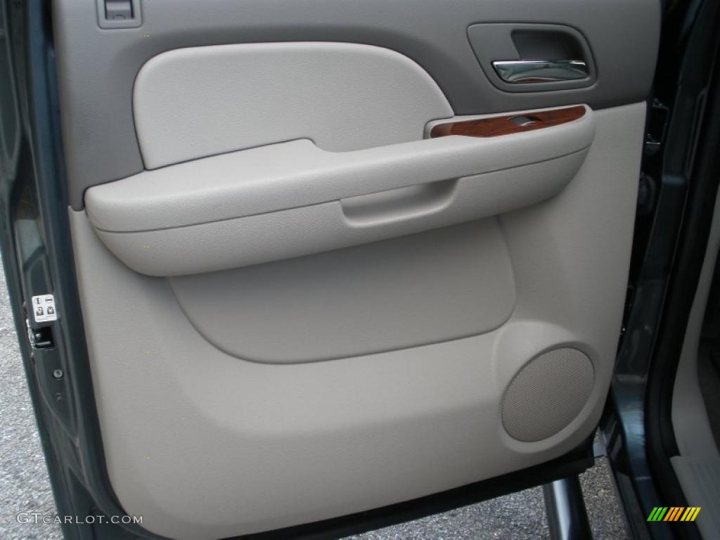 2009 Silverado 1500 LTZ Crew Cab - Blue Granite Metallic / Light Titanium photo #17