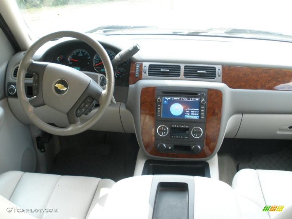 2009 Silverado 1500 LTZ Crew Cab - Blue Granite Metallic / Light Titanium photo #23