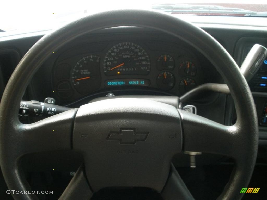 2007 Silverado 1500 LT Regular Cab - Victory Red / Dark Charcoal photo #17