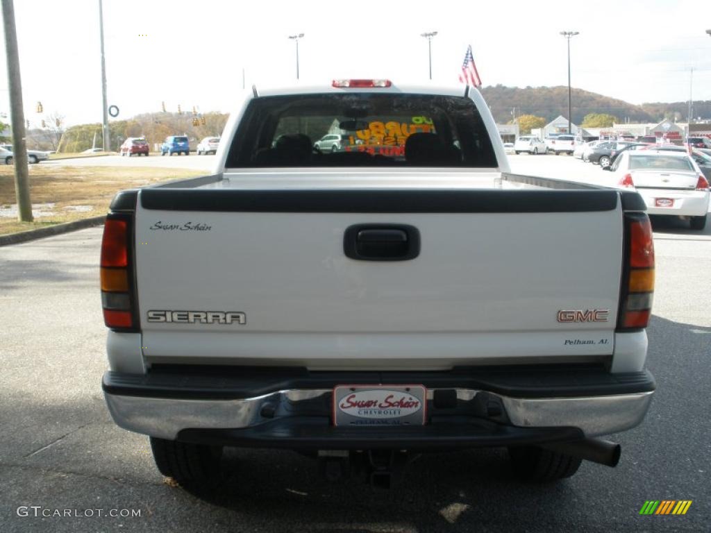2006 Sierra 2500HD SLE Crew Cab 4x4 - Summit White / Neutral photo #4