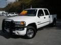 2006 Summit White GMC Sierra 2500HD SLE Crew Cab 4x4  photo #7