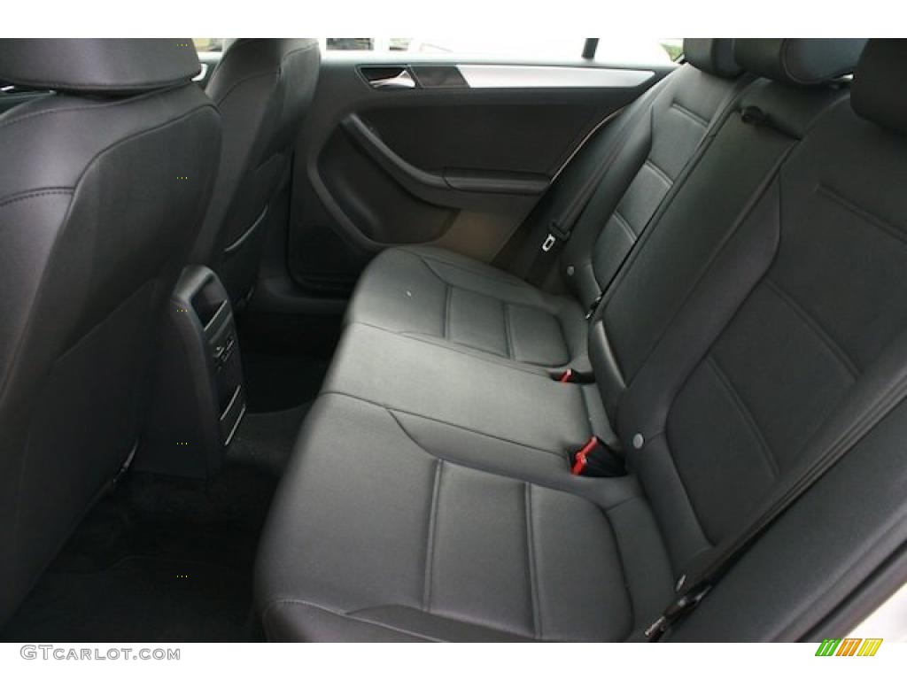 Titan Black Interior 2011 Volkswagen Jetta SEL Sedan Photo #40408025