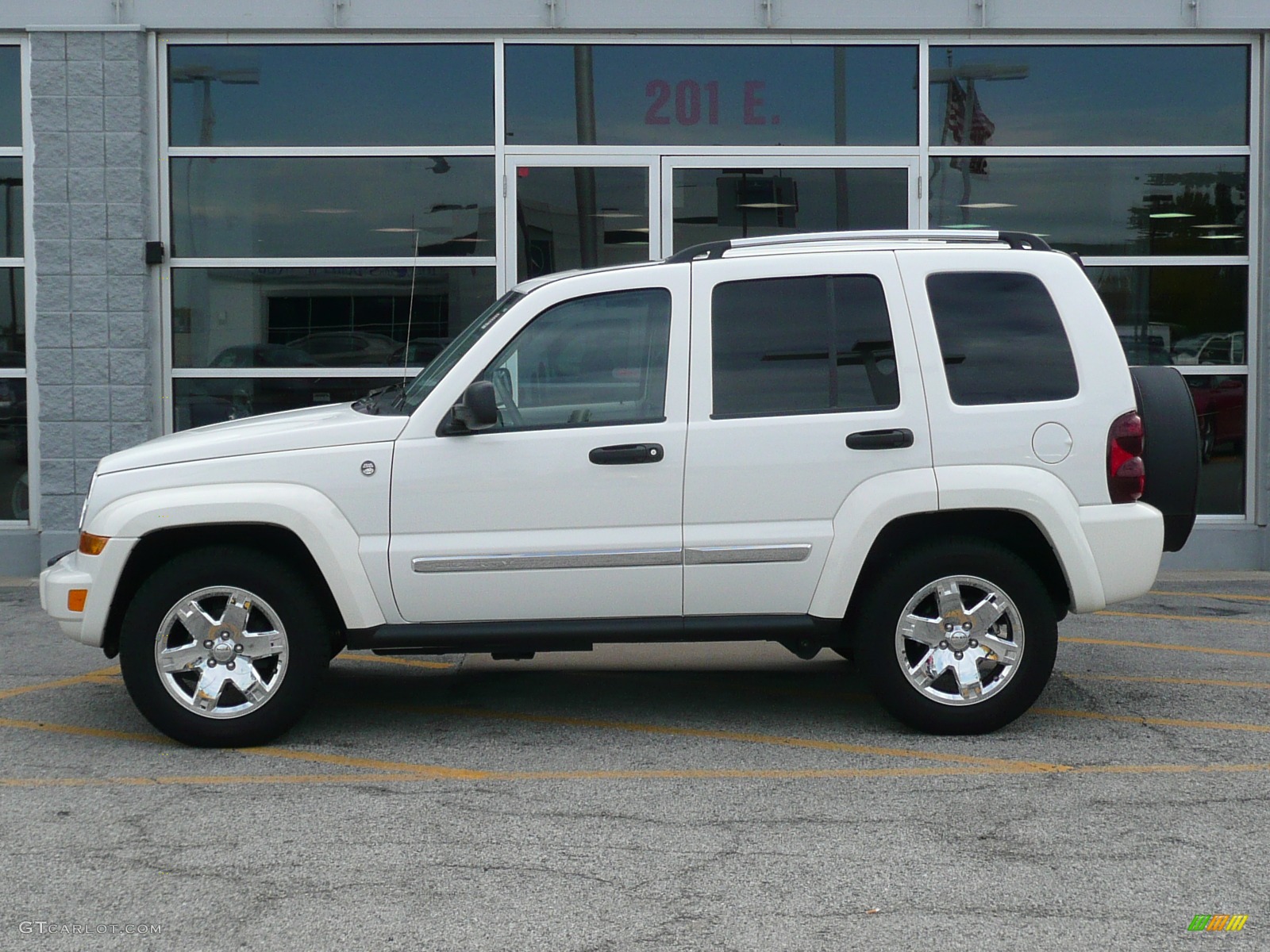 2007 Liberty Limited 4x4 - Stone White / Medium Slate Gray photo #3