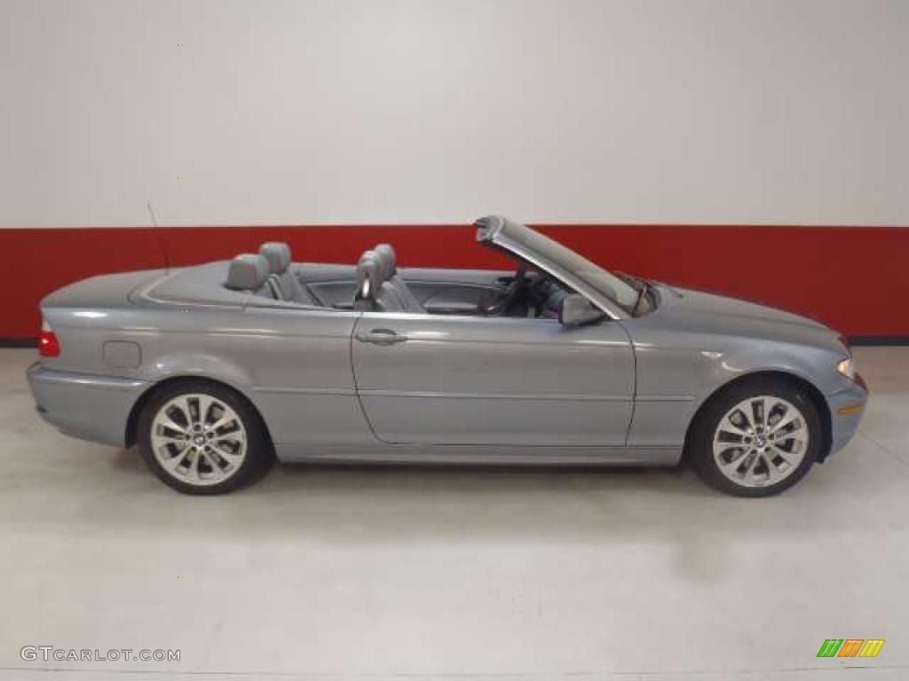 2006 3 Series 330i Convertible - Quartz Blue Metallic / Grey photo #3