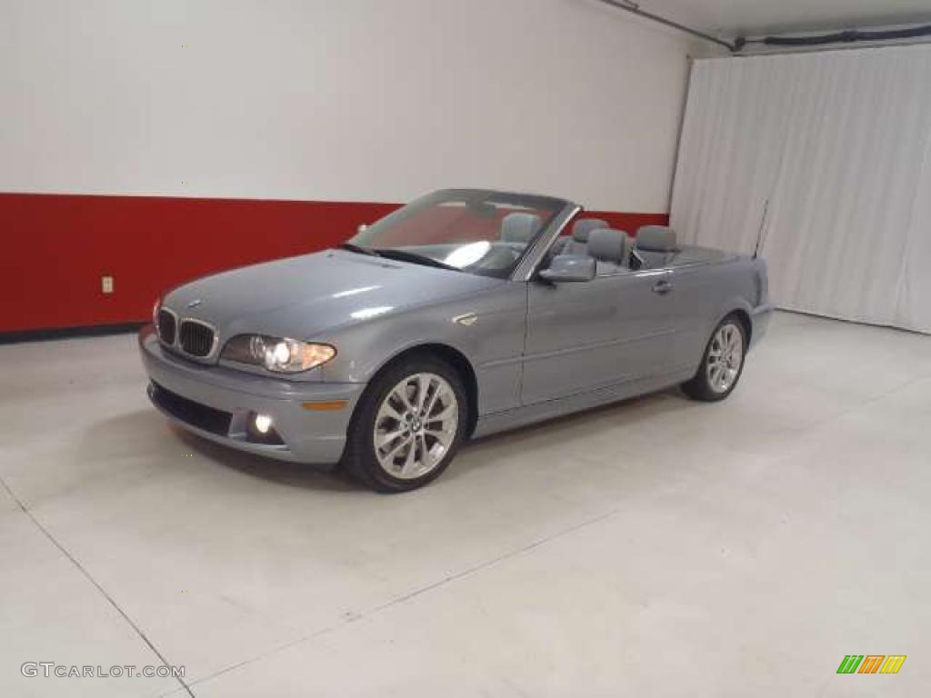 2006 3 Series 330i Convertible - Quartz Blue Metallic / Grey photo #8