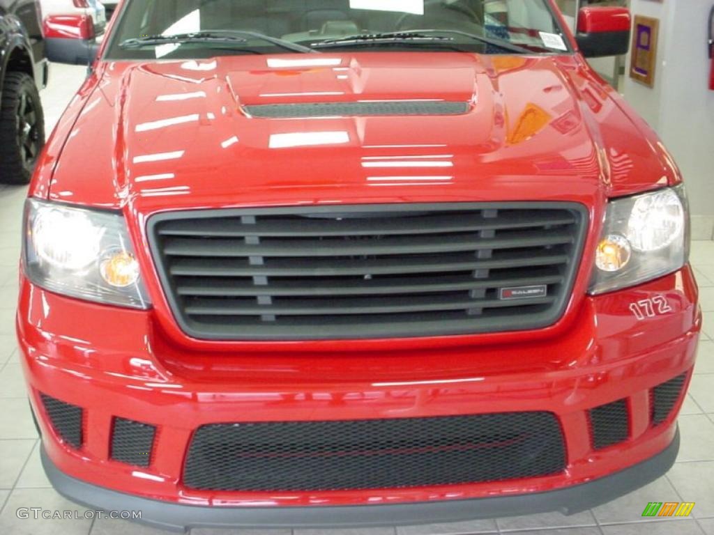 Bright Red 2007 Ford F150 Saleen S331 Supercharged SuperCab Exterior Photo #40411196