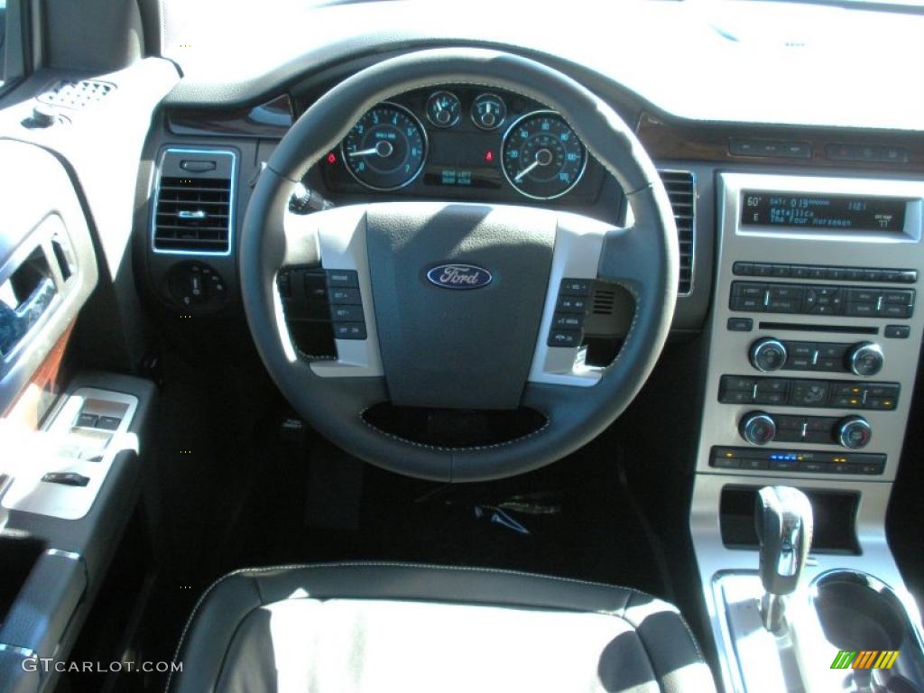 2011 Ford Flex SEL Charcoal Black Dashboard Photo #40412328