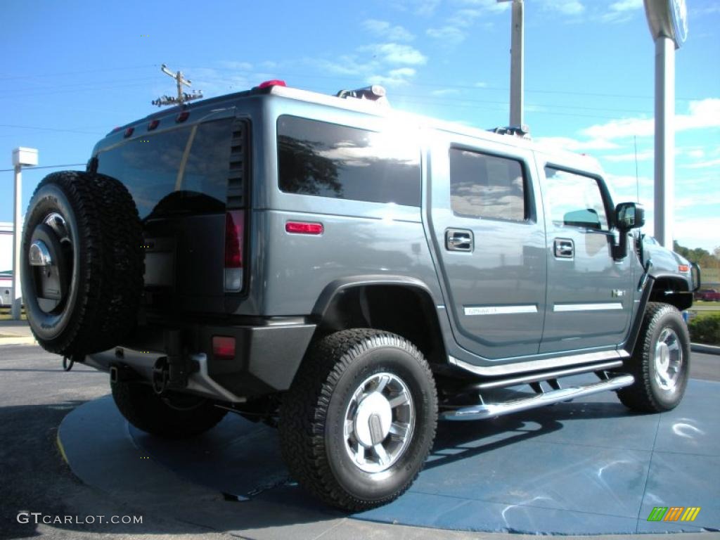 Slate Blue Metallic 2008 Hummer H2 SUV Exterior Photo #40413724