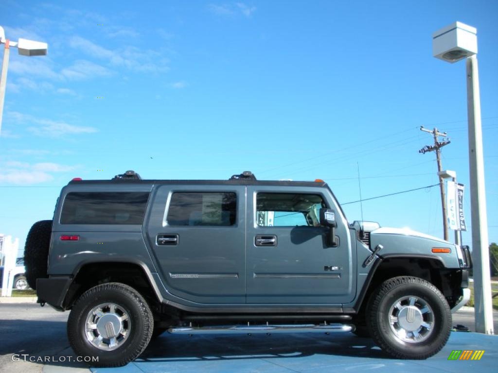 Slate Blue Metallic 2008 Hummer H2 SUV Exterior Photo #40413740