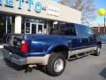 2008 Dark Blue Pearl Metallic Ford F350 Super Duty Lariat Crew Cab 4x4 Dually  photo #8