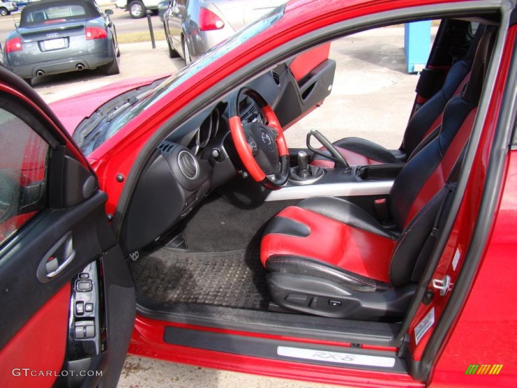 2004 RX-8 Grand Touring - Velocity Red Mica / Black/Red photo #10