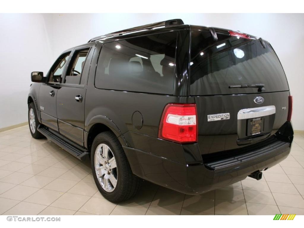 2007 Expedition EL Limited 4x4 - Black / Camel photo #5