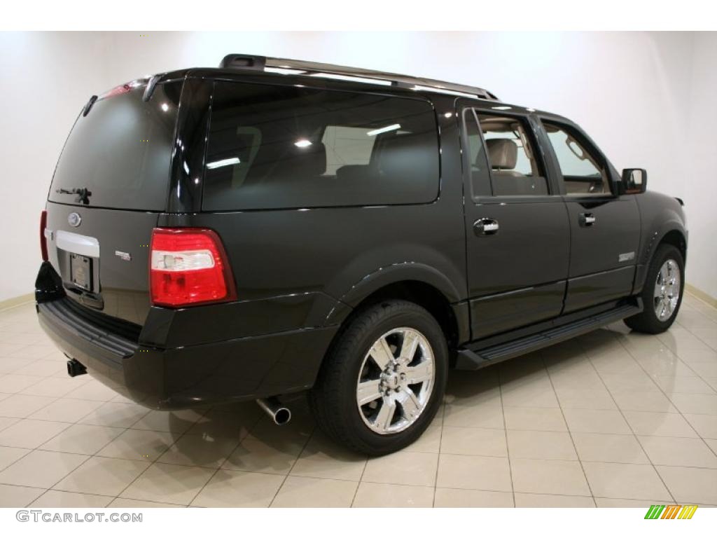 2007 Expedition EL Limited 4x4 - Black / Camel photo #6