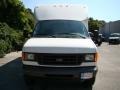 2007 Oxford White Ford E Series Cutaway E350 Commercial Moving Truck  photo #2