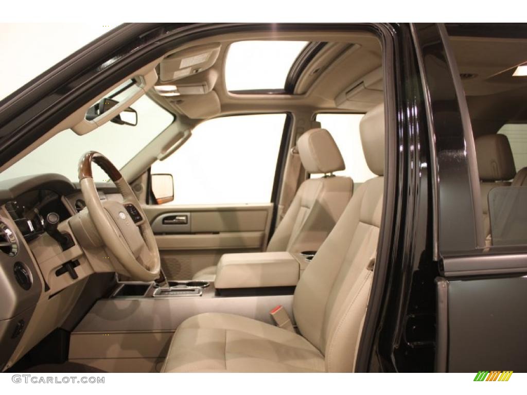 2007 Expedition EL Limited 4x4 - Black / Camel photo #8