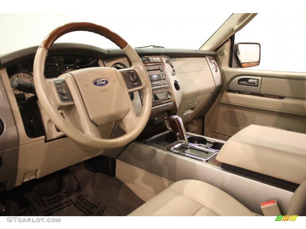 2007 Expedition EL Limited 4x4 - Black / Camel photo #10
